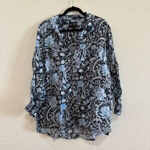 Tahari size 1X Floral Pattern Shirt